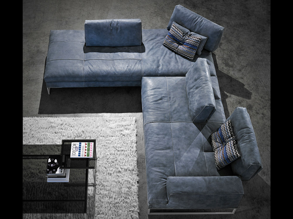 Δερμάτινος καναπές Rendez-Vous, φωτό 3, 300 x 250 cm